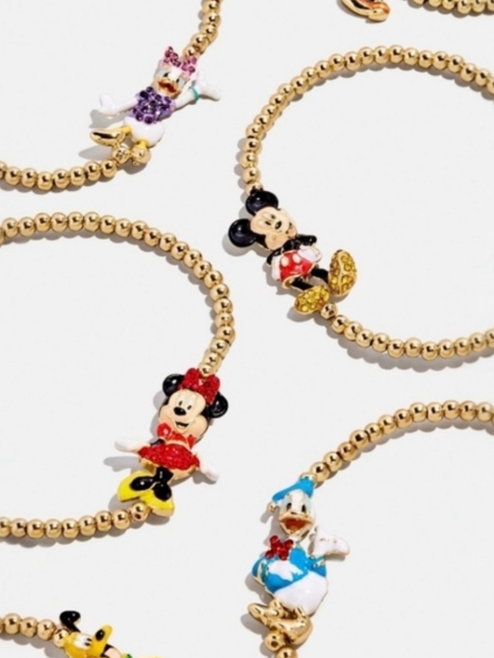 SALE! 6 New Disney x BaubleBar Mickey & Friends Beaded Pisa Bracelets